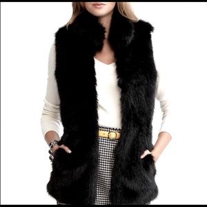 Banana Republic Faux Fur Vest